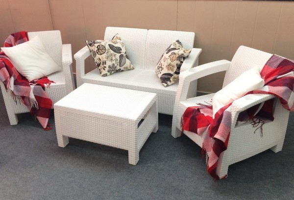 Комплект Yalta Terrace Set белый купить в Высоковске