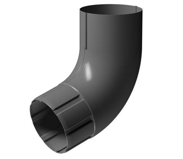 Колено 72° D90 Döcke STAL PREMIUM Графит, (RAL 7024) купить в Высоковске