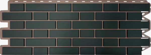 Фасадная панель Альта-Профиль, Кирпич Клинкерный, Графит купить в Высоковске