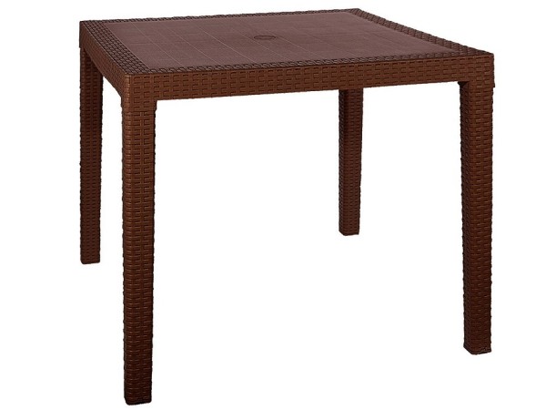 Стол квадратный FIJI Quatro Table Коричневый купить в Высоковске