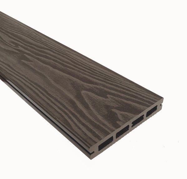 Террасная доска из ДПК Terrapol Смарт 3D Пустотелая с пазом Тик Киото купить в Высоковске