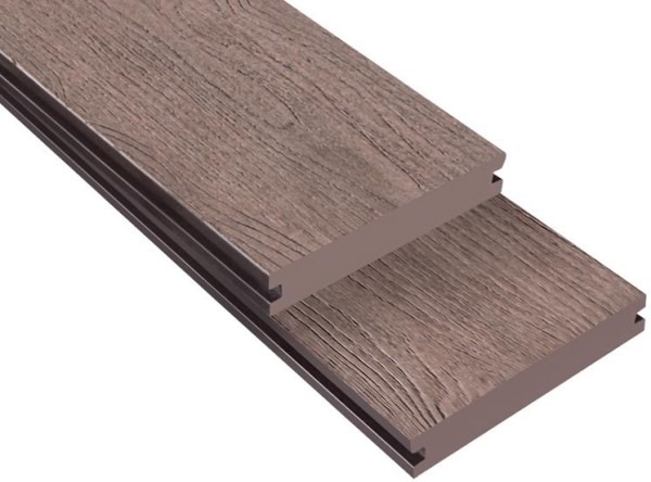 Террасная доска ДПК Outdoor 3D полнотелая NEVADA/CALIFORNIA BROWN коричневая микс купить в Высоковске