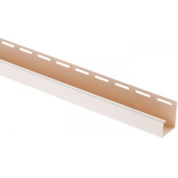 J-профиль Люкс Крашенный, T-15, ВН, Белый купить в Высоковске