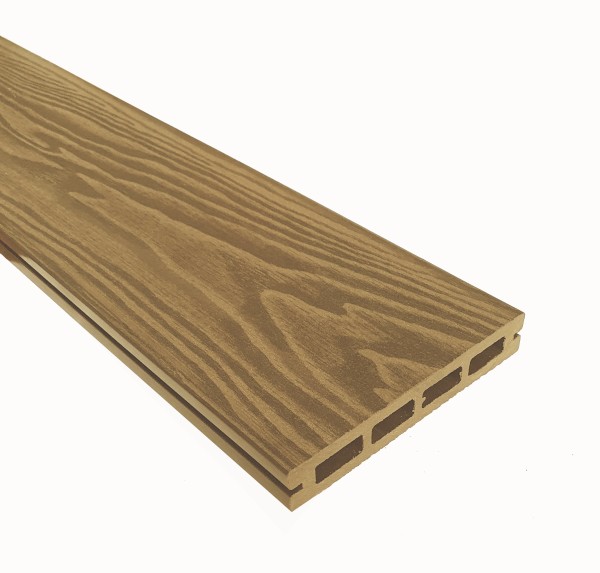 Террасная доска из ДПК Terrapol Смарт 3D Пустотелая с пазом Дуб Севилья купить в Высоковске