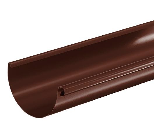Водосток Aquasistem, система 125x90 - Водосточный желоб 3.00м RAL 8017 Коричневый купить в Высоковске