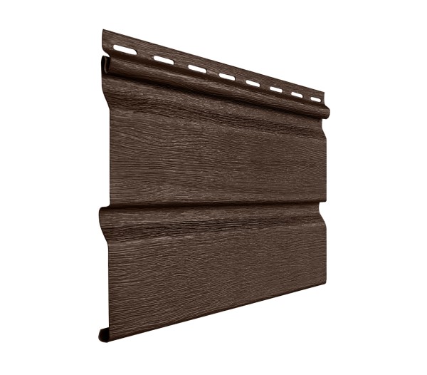 Виниловый сайдинг fineber (файнбер) - серия "стандарт", коричневый купить в Высоковске