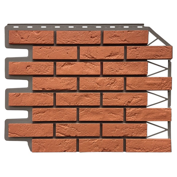 Фасадная панель FineBer, Кирпич Баварский, Терракотовый купить в Высоковске