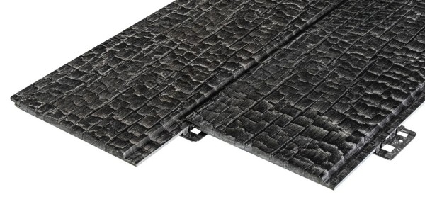 Фиброцементные панели FCSPRO Decor Wood Click Угольное купить в Высоковске