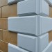 Угол Наружный к Фасадным Термопанелям Доломит Дагестанский Камень 400 мм Белый купить в Высоковске