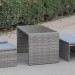Диван-Трансформер AFINA плетеный из иск. ротанга S330G-W78 Grey купить в Высоковске