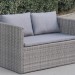 Диван-Трансформер AFINA плетеный из иск. ротанга S330G-W78 Grey купить в Высоковске