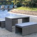 Диван-Трансформер AFINA плетеный из иск. ротанга S330G-W78 Grey купить в Высоковске