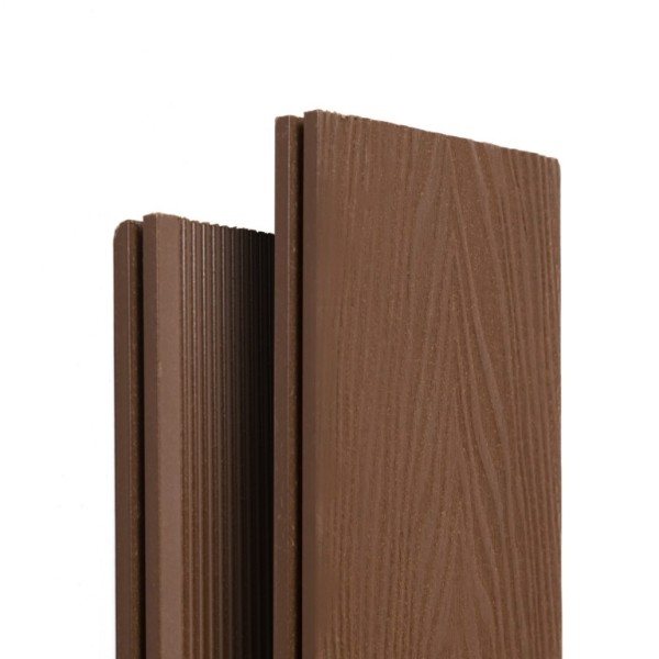 Террасная доска Ecodecking Экстра 3D полнотелая Шоколад купить в Высоковске