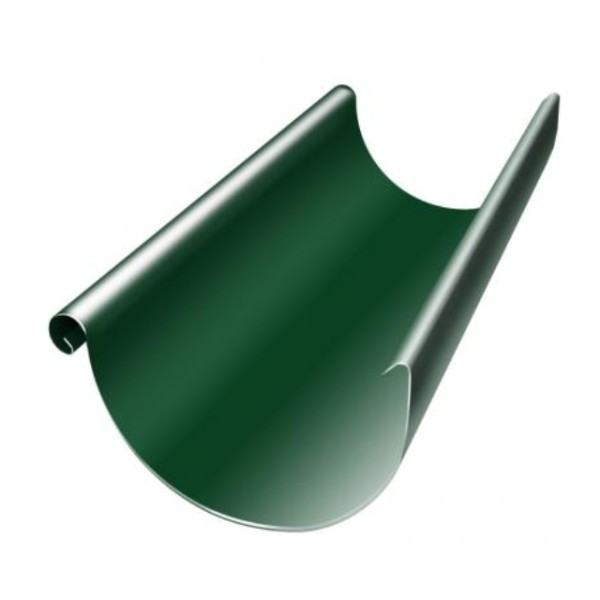 Водосток Grand Line 125x90 – Желоб 3м RAL 6005 купить в Высоковске