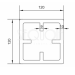 Столб SEQUOIA Evolution 3D WOOD BLACK купить в Высоковске
