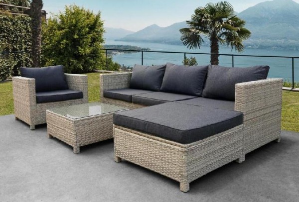 Комплект мебели AFINA плетеной из иск. ротанга YR821G Grey/Grey купить в Высоковске