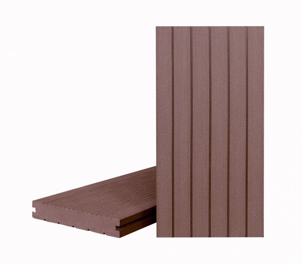 Террасная доска Классик Орех Милано (полнотелая с пазом) купить в Высоковске