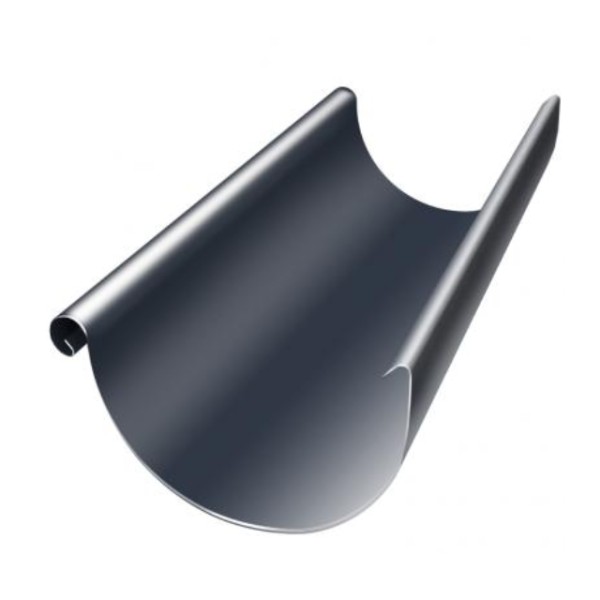 Водосток Grand Line 150x100 – Полукруглый желоб 3 метра RAL 7024 купить в Высоковске