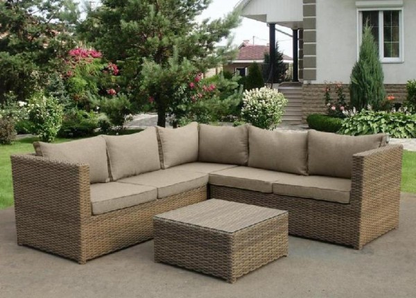 Комплект мебели AFINA плетеной из иск. ротанга YR825B Beige купить в Высоковске