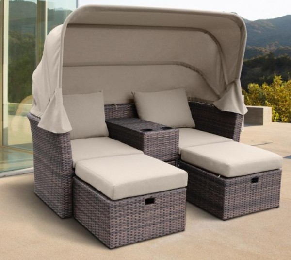 Комплект мебели AFINA плетеной из иск. ротанга AFM-330B Brown купить в Высоковске
