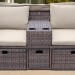Комплект мебели AFINA плетеной из иск. ротанга AFM-330B Brown купить в Высоковске