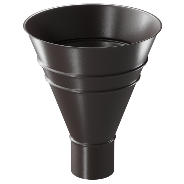 Воронка водосборная Döcke STAL PREMIUM, Шоколад купить в Высоковске