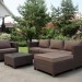 Комплект мебели AFINA плетеной из иск. ротанга YR821A Brown/Beige купить в Высоковске