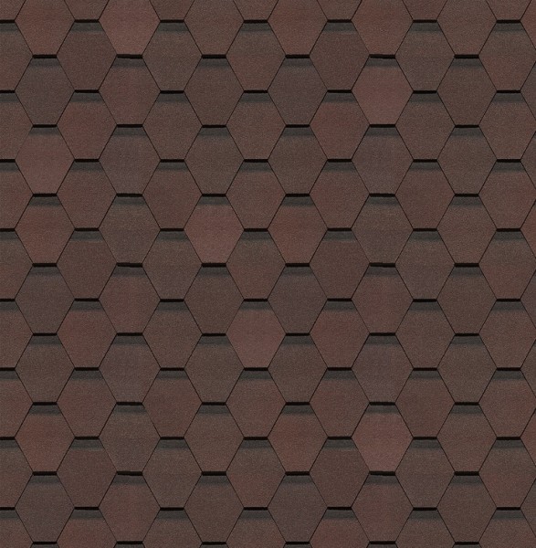 Гибкая черепица Docke, коллекция Шеффилд – Зрелый каштан купить в Высоковске