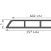 Доска Ромбус 3D ДПК Outdoor STORM GREY серая микс купить в Высоковске
