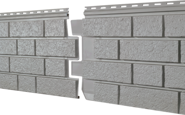 Фасадная панель Ю-пласт Стоун Хаус S-Lock Клинкер Нордик дым купить в Высоковске