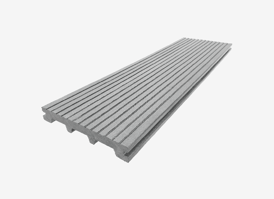 Террасная доска из ДПК RusDecking Unodeck Titanio - Серый купить в Высоковске