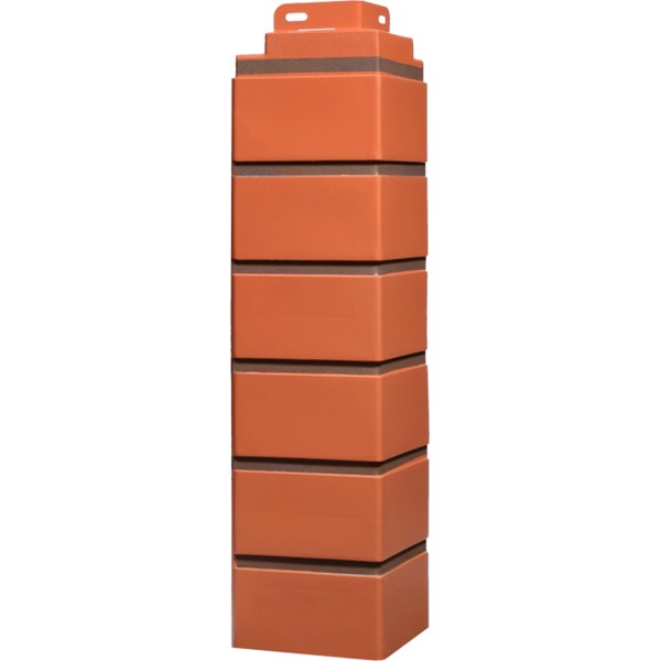 Угол Фасайдинг Серия  «Кирпич клинкерный» Керамический купить в Высоковске