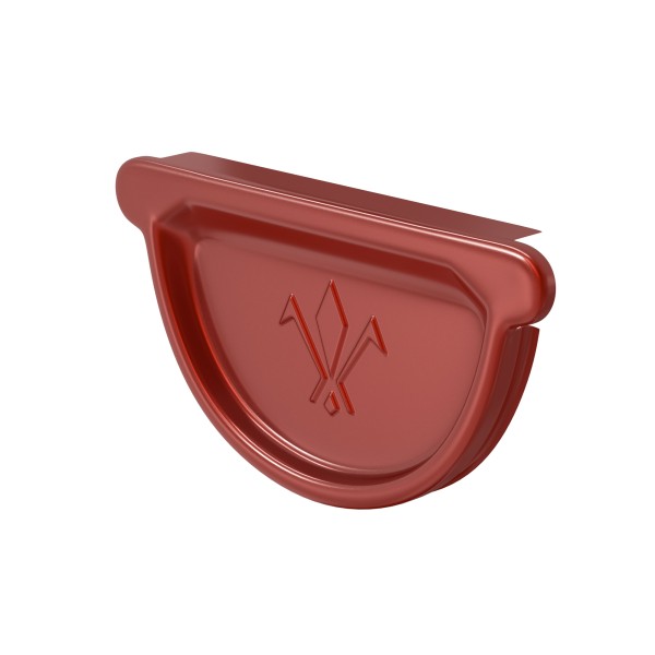 Водосток Aquasistem, система 150x100 - Заглушка универсальная с резиновым уплотнителем RR 29 Бургундский купить в Высоковске