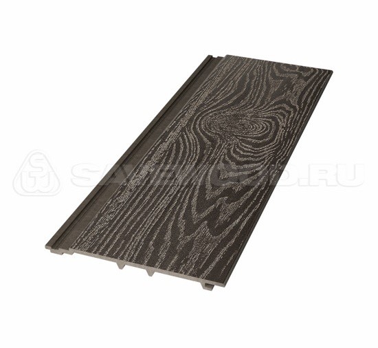 Сайдинг из дпк savewood sw-cedrus тангенциальный распил темно-коричневый купить в Высоковске