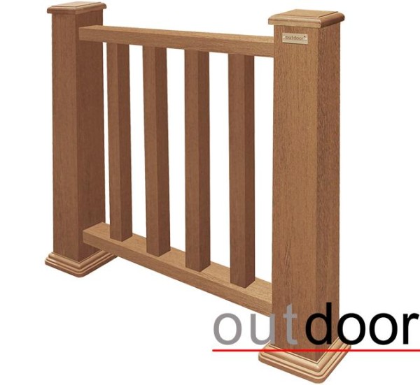 Ограждение из ДПК Outdoor Классик 3D STORM дуб купить в Высоковске