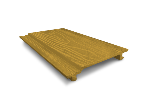 Фасадная панель  из ДПК ECODECKING Желтый купить в Высоковске