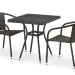 Комплект плетеной мебели AFINA из иск. ротанга T282BNT/Y137C-W53 Brown 2Pcs купить в Высоковске