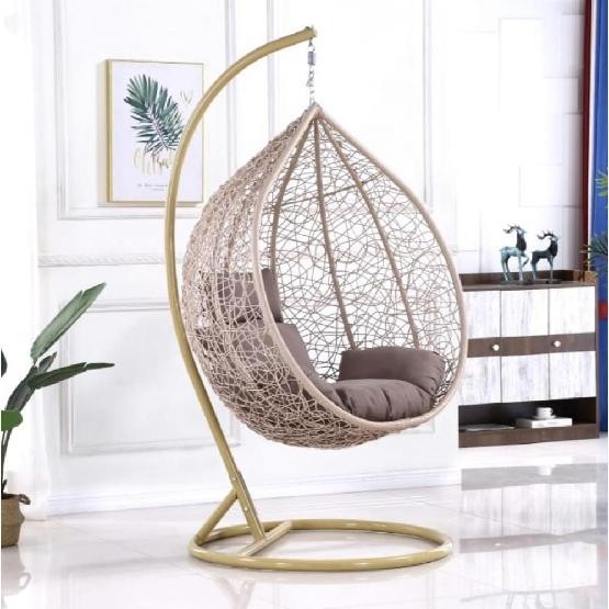 Кресло Подвесное из искусственного ротанга AFM-169A-XLB Beige купить в Высоковске
