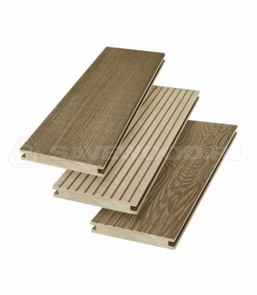 Террасная доска SW Fraxinus (R) полнотелая «SaveWood» Тик купить в Высоковске