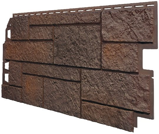 Фасадная панель VOX Sandstone (Сандстоун) темно коричневый купить в Высоковске