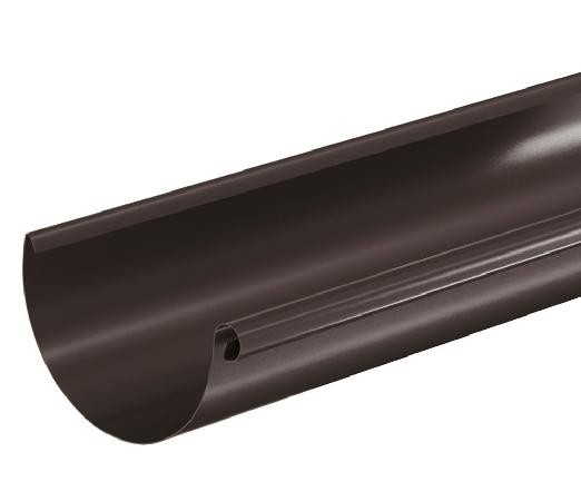 Водосток Aquasistem, система 150/100 - Водосточный желоб 3.00м RR 32 Тёмно Коричневый купить в Высоковске