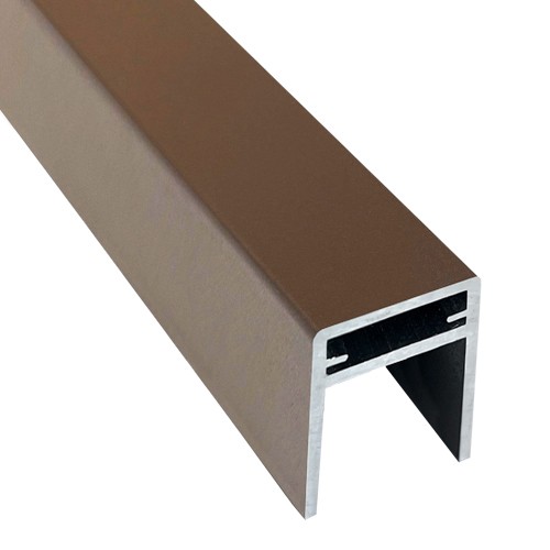 П-профиль Алюминиевый EasyDecking 35x25 Венге купить в Высоковске