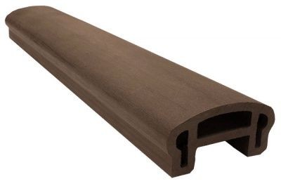 Перила вехнее фигурное Woodvex Select Темно - Коричневый купить в Высоковске