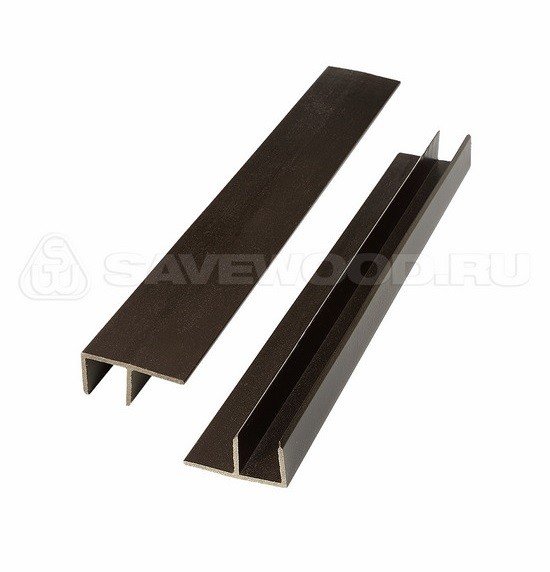 F-профиль ДПК Savewood – Тёмно-коричневый купить в Высоковске