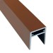 П-профиль Алюминиевый EasyDecking 35x25 Коричневый купить в Высоковске
