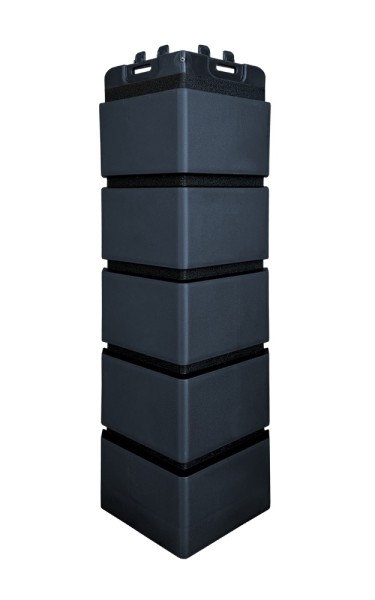 Угол Grand Line клинкерный кирпич ПРЕМИУМ Графит (шов RAL 9005) купить в Высоковске