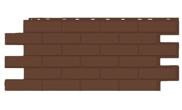 Фасадная панель T-Siding Кирпич Модерн Эко Браун купить в Высоковске