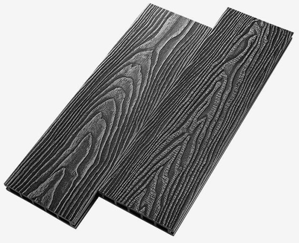 Террасная доска из ДПК RusDecking Unodeck Vintage - Графит купить в Высоковске